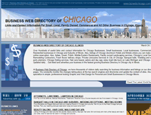 Tablet Screenshot of bizwebchicago.com